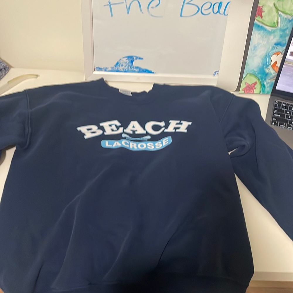 Beach lax crew neck